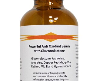 Powerful Anti Oxidant Serum with Gluconolactone and Hyaluronic Acid 2.3 oz