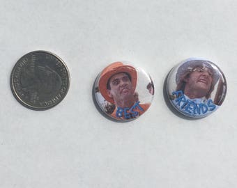 Dumb and Dumber Best Friends 1" Pinback Button Set of 2