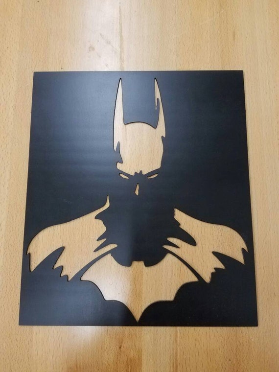 Batman metal wall art plasma cut decor