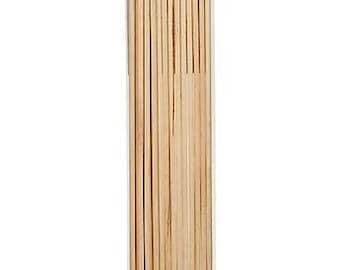 Set of 25 3/16" by 12" Birch Wooden Dowels #Wedding #PhotoBoothProp #Crafting #gifts #decor #pinewoodderby #dollmaking #dollhouse