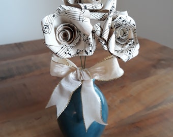Paper Roses Vintage Sheet Music - Set of 3