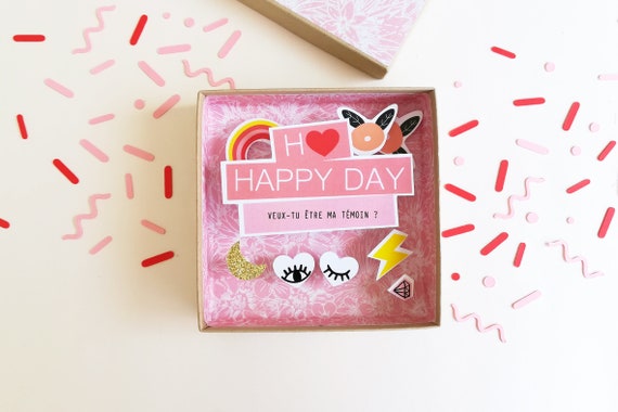 Will you be my bridesmaid message box - Ask bridesmaid - Gift bridesmaid - Wedding gift