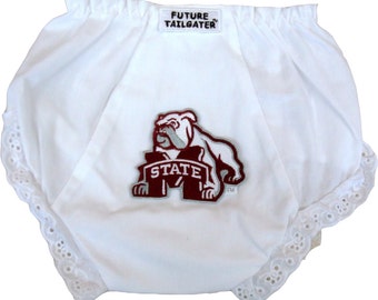 Mississippi State Bulldogs Baby Diaper Cover