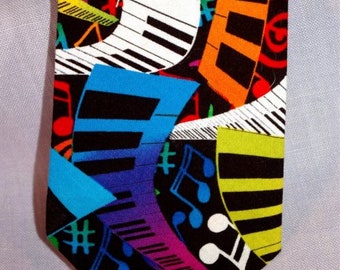 Music - Pianos - Keyboards Necktie