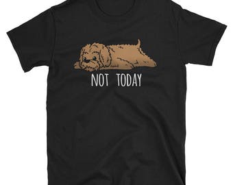 Goldendoodle Dog Personalized T-Shirt with Dog's Name