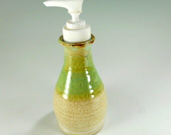 Pottery soap dispenser, ceramic soap pump, pottery lotion pump, dish soap pump, stoneware lotion pump, ceramic liquid soap detergent pump