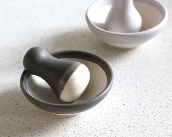 NEW! Pottery Mortar and Pestle