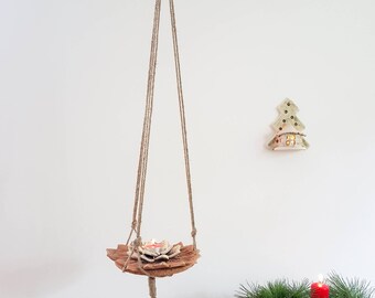 Hanging plant holder. Hanging planter. Hanging plant stand. Macrame plant hanger. Macrame plant holder. Holiday decor. Home decor. Christmas