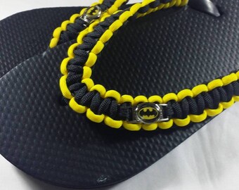 Batman paracord flip flops