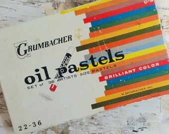 Vintage Oil pastels 36 set Grumbacher pastels