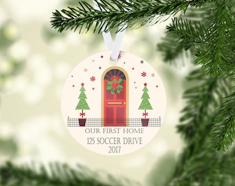 Personalized 1st Home Christmas Ornament