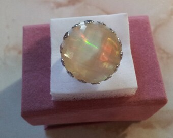 Ring cream adjustable iridescent effect