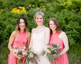 Coral Bridesmaid Dresses