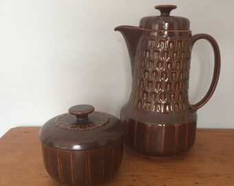 Wedgewood pennine tea pot and sugar bowl