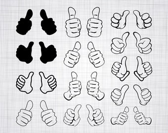 This Guy SVG Bundle, This Girl SVG, Clipart, This Guy Cut Files For Silhouette, Files for Cricut, Vector, Two Thumbs Up Svg, Dxf, Png, Decal