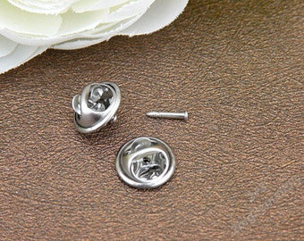 30 set of 11mm stainless steel brooch pin clasp,stainless steel needles