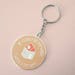 if i could go anywhere i would go home hard enamel key ring | keychain | house keys | gift for introverts | gift for her | housewarming
