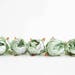 5 Mini Peonies in Sage Green - Silk Artificial Flowers - ITEM 01220