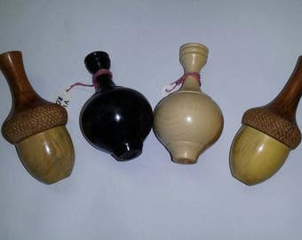 Light pulls, solid wood, acorn, lights, cord, bathroom, toilet