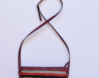 Boho Bag -032 Bohemian cross body bag southwestern bag Kilim Bag Boho Bag Hippie Bag bolso del sudoeste sac bandoulire bohème sac kilim