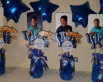 Graduation Centerpiece, Vase Picks, Party, Party Decorations, High School, College, Graduate,