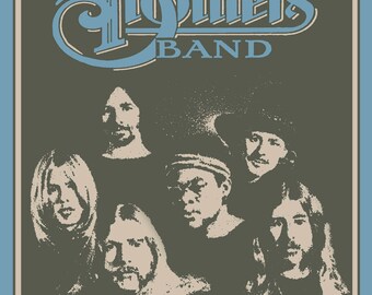 Allman Brothers Band Concert Poster