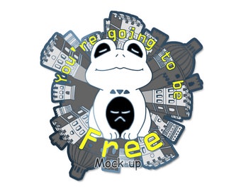 Froggit Freedom - enamel pin(PREORDER)