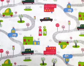 Kids fabric - car, car... Fabric width 160cm