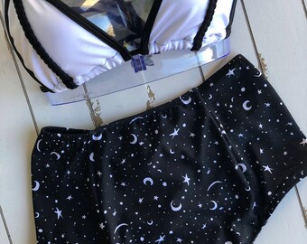 Moons & Stars High Waist Bottom