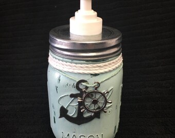 Chalk Painted Pint Size Mason Jar