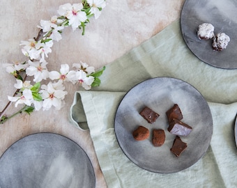 CERAMIC PLATE, Cake Plate, Dessert Plate, Ceramic Plate Set, Ceramic Serving Plate, Pottery Plate, Dessert Plate Set, Housewarming Gifts