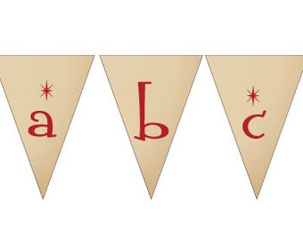 Tiki Decoration - Printable Banner - The Whole Alphabet Is Included. Perfect For Luau, Tiki Party, Birthday or Graduation!