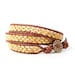 Rushing Creek 3-Wrap DIY Bracelet Kit with Button Closure - Yellow