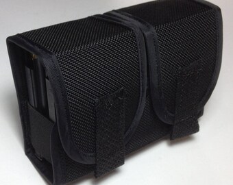 Quad 10 Round Magazine Pouch 5.56 With 2 - 2" x 3" Straps. Holds 4 - Ten Round Magazines