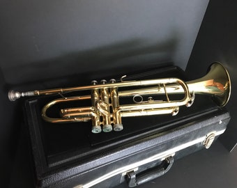 Great Vintage Conn 20B Trumpet, Complete Instrument, Original Hardshell Case and Horn Mouthpiece