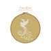 Bird Silhouette I. Instant Download PDF Cross Stitch Pattern