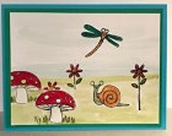 Buggy Friends Greeting Card