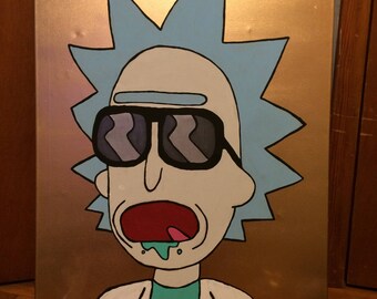 Rick and Morty Painting