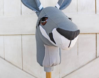 Kangaroo Ride-On Toy Stick Horse Hobby Horse "Sheila" Toddler Size Ready to Ship