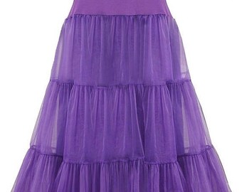 25%Off Women's 50s Inspired Floor Length Wedding Vintage Style Petticoat Long Underskirt
