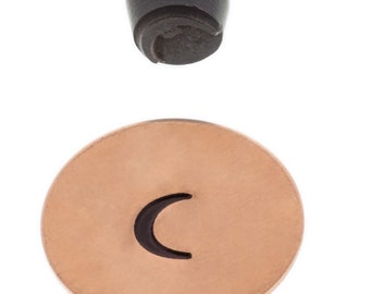Crescent Moon Design Stamp 5mm Design - Elite Metal Stamp Punch