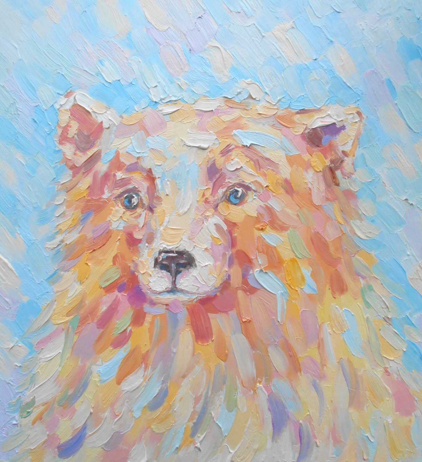 Dr Le Pastel Sec Ours Sauvage Animal Peinture Huile Art Dr Le Pastel Sec Ours Sauvage Animal Peinture Huile Art