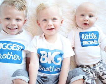 Big Brother Shirt - Big Brother Tee - Big Brother Outfit - Bigger Brother Shirt - Pregnancy Announcement - Baby Shower Gift -
