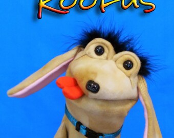 Roofus Dog Hand Puppet or Ventriloquist Puppet