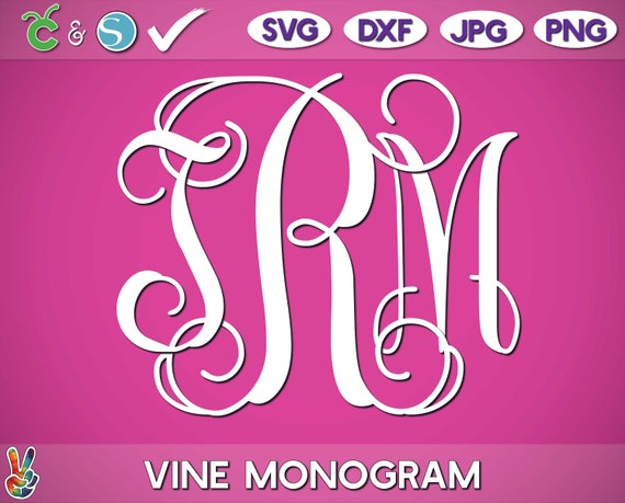 Download Vine monogram SVG Interlocking vine monogram vine monogram