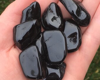 Crystal Healing Black Tourmaline Tumbled Stone