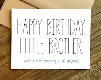 Card For Brother | Etsy