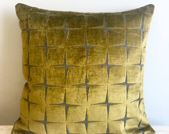 Olive Green Velvet Pillow Cover Pillow Velvet Green Pillow Designer Pillow Velvet Pillow Velvet Cushion Covers olive Green Sofa Pillow Cover