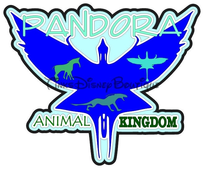 Download Disney Pandora SVG clipart Animal Kingdom Scrapbook Title ...