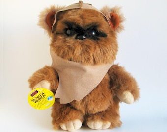 vintage ewok stuffed animal